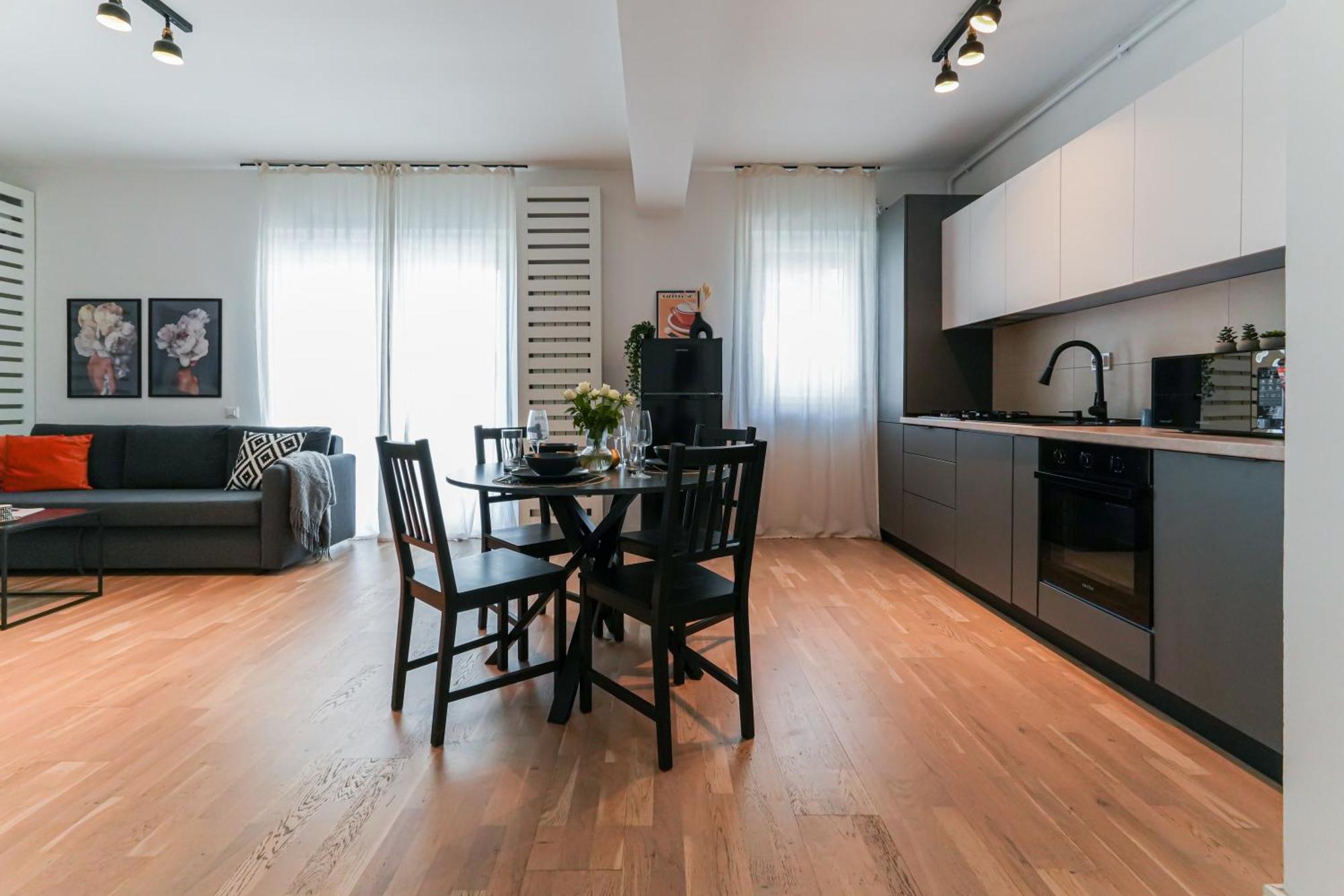 Maria - Modern Apartment With Parking And Workspace Бухарест Экстерьер фото