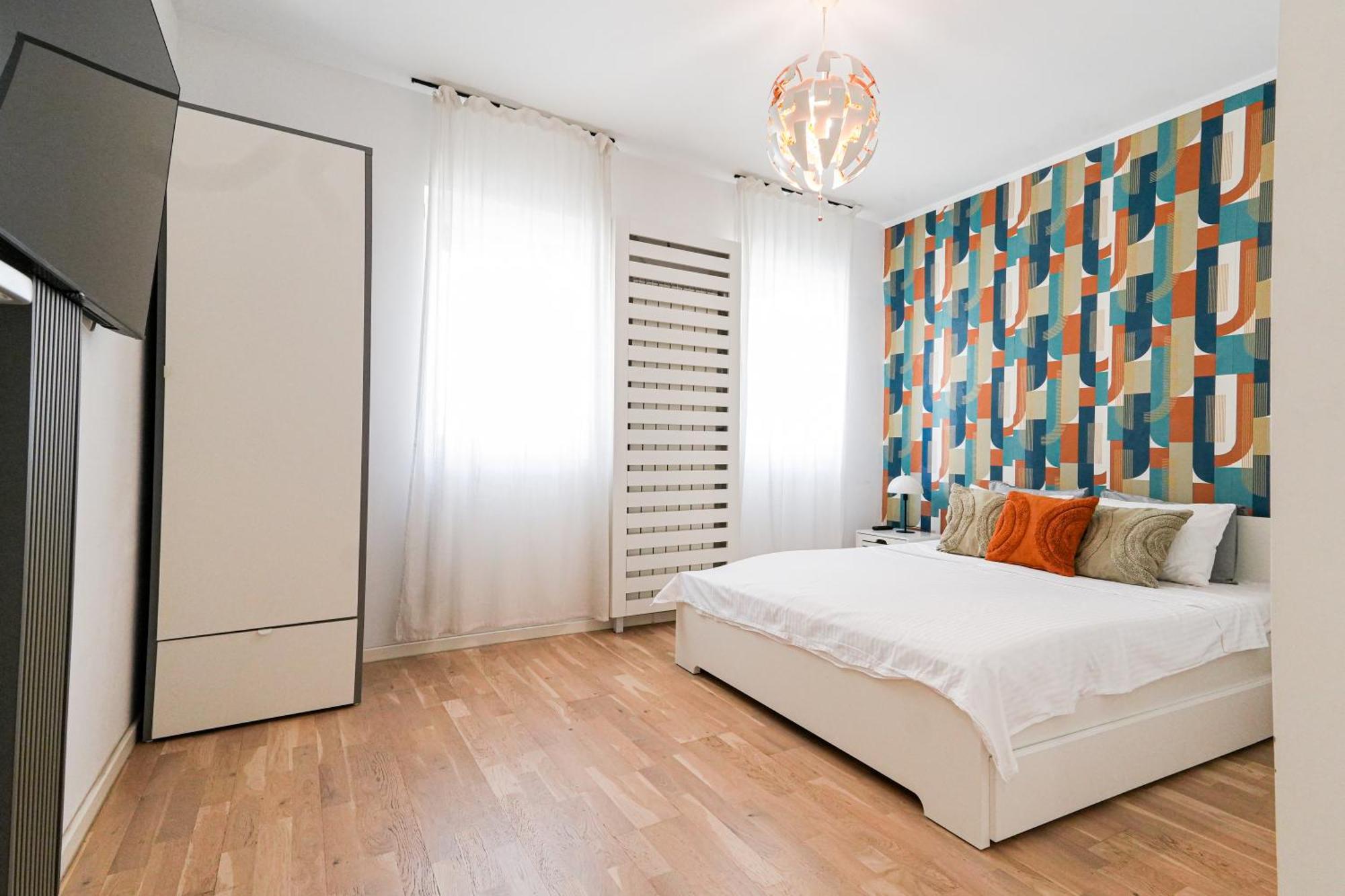 Maria - Modern Apartment With Parking And Workspace Бухарест Экстерьер фото